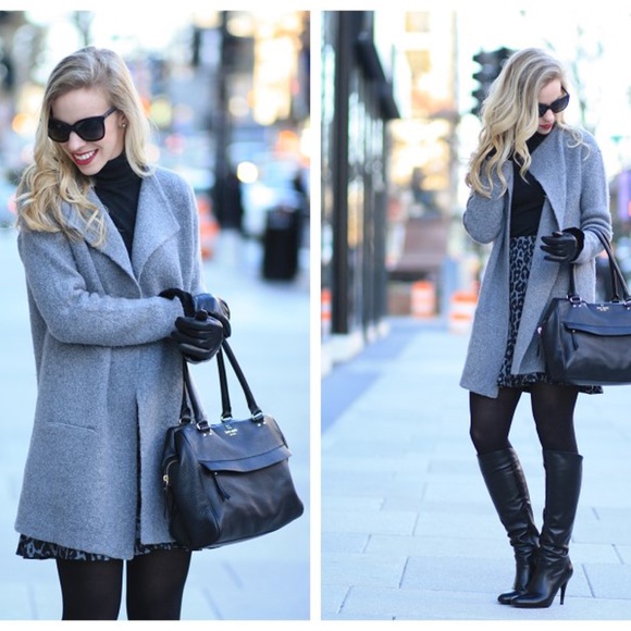 LOFT Gray Sweater Jacket - Picture 7 of 9